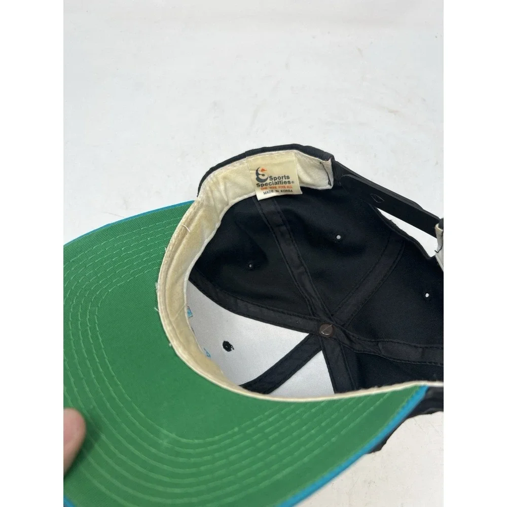 Vintage Sports‎ Specialties Florida Marlins Snapback Hat OSFA Two Tone Script